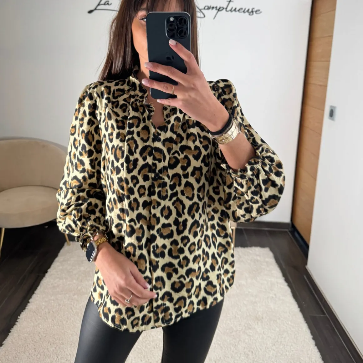BLOUSE LEOPARD REMY