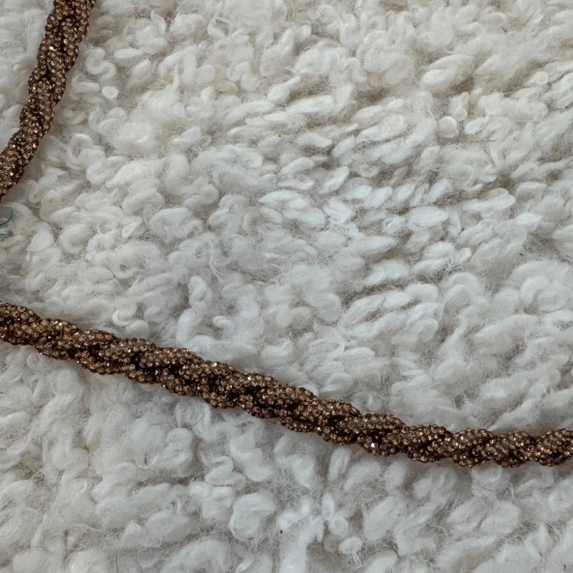 CEINTURE ROSE GOLD STRASS TRESSIA