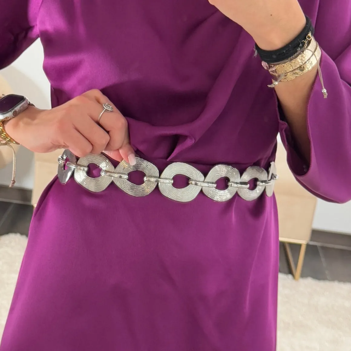 CEINTURE SILVER CHAINE CLEA