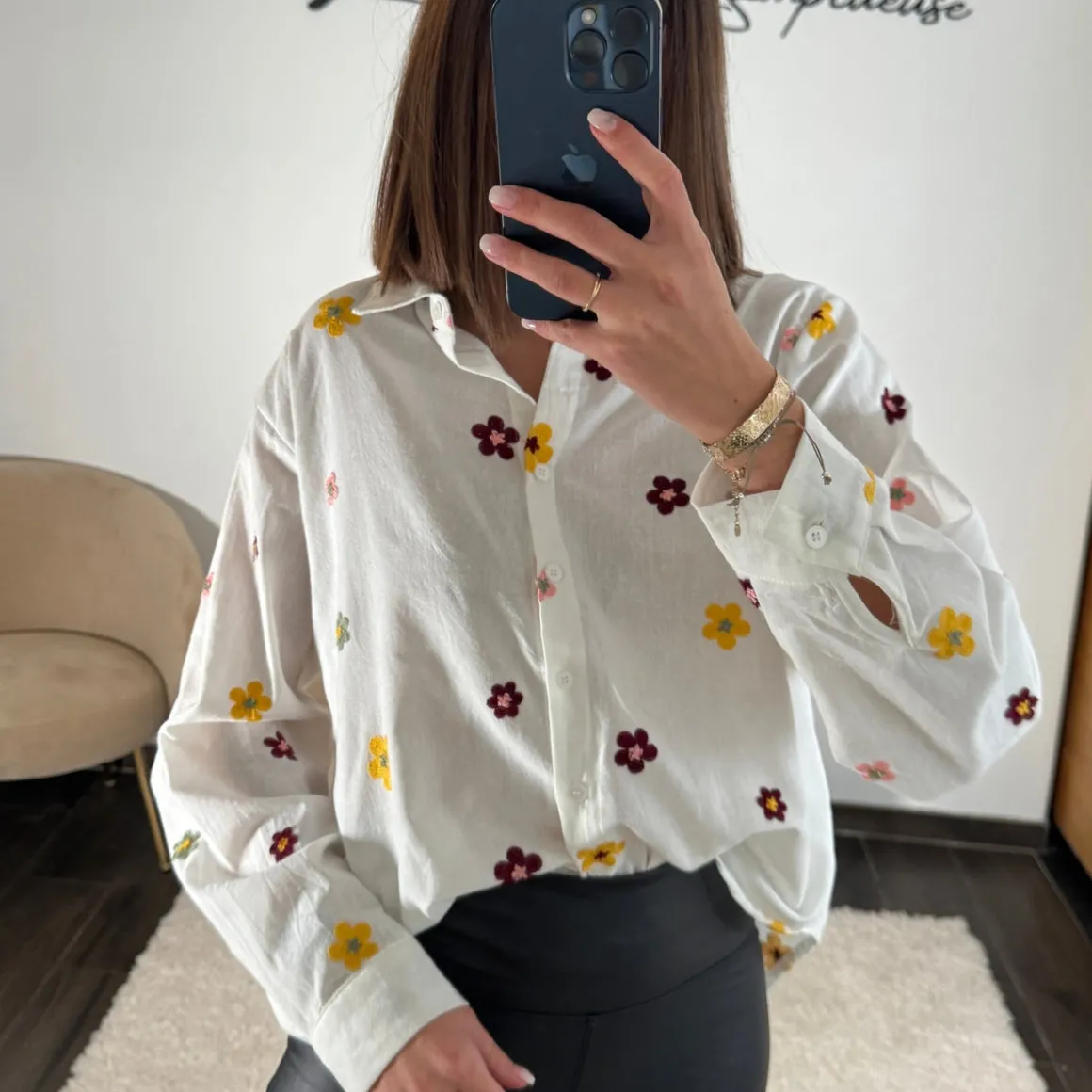 CHEMISE FLEURIE ANNA