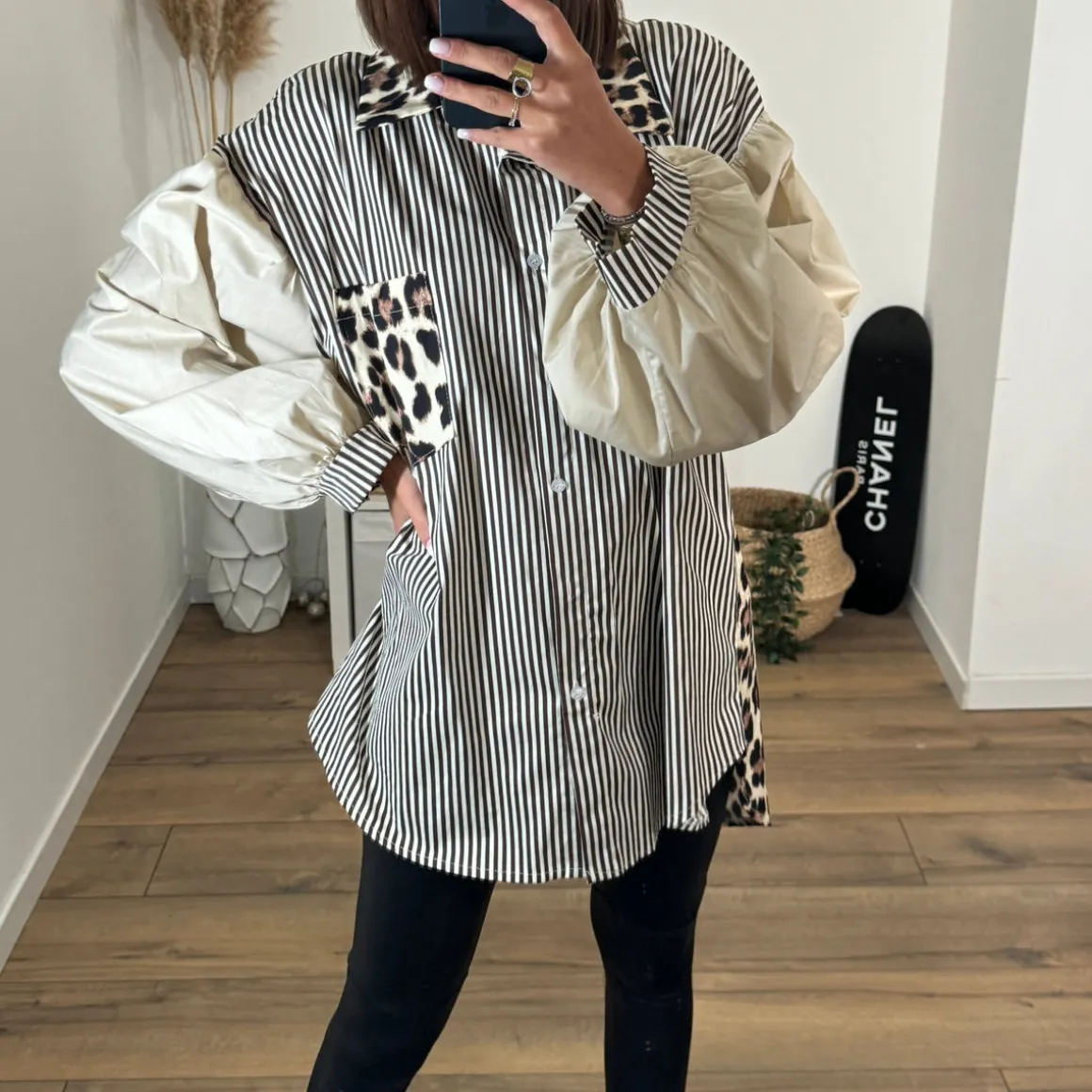 chemise_rayee_leopard_cha_2.webp CHEMISE RAYEE LEOPARD CHARLINE