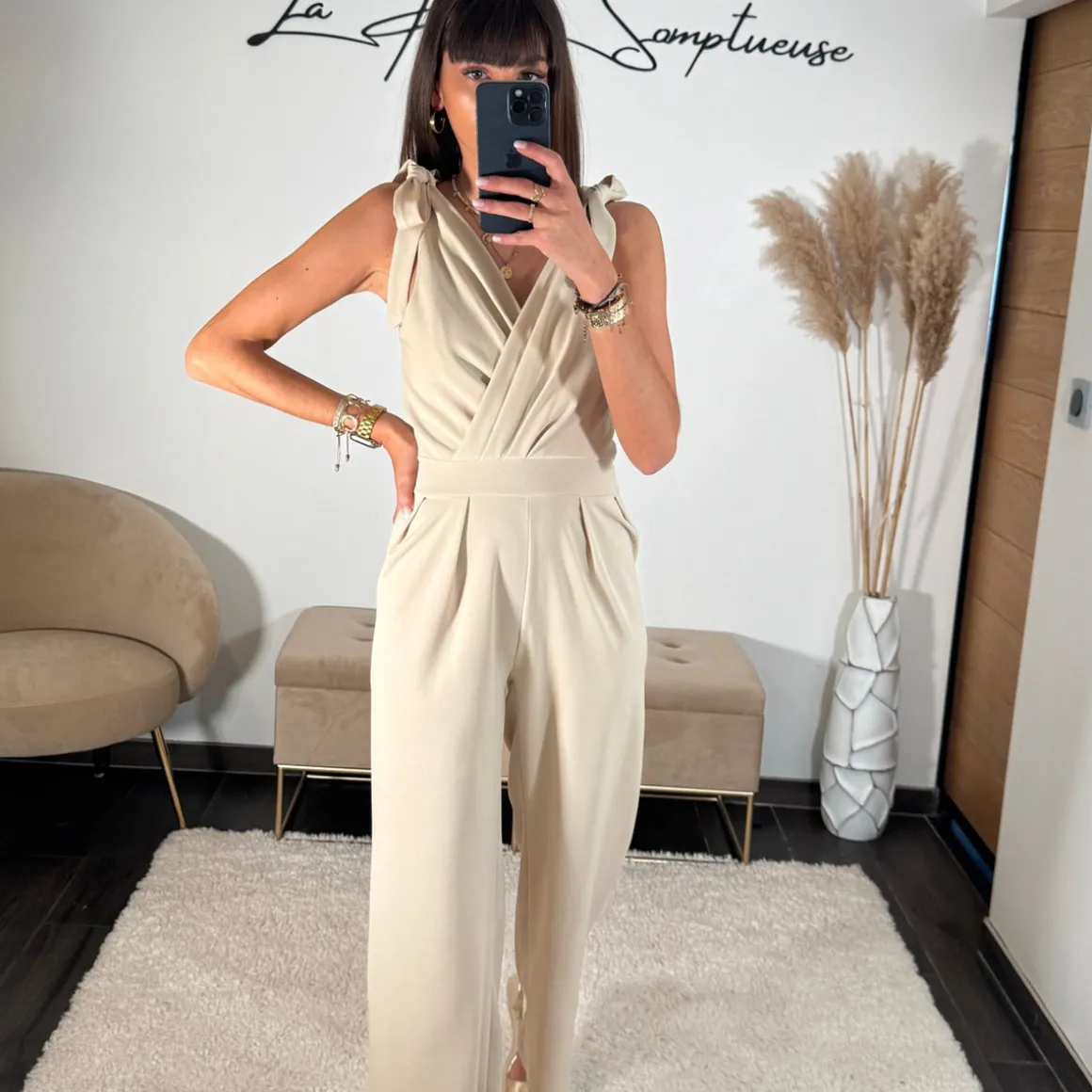COMBINAISON BEIGE NEILA