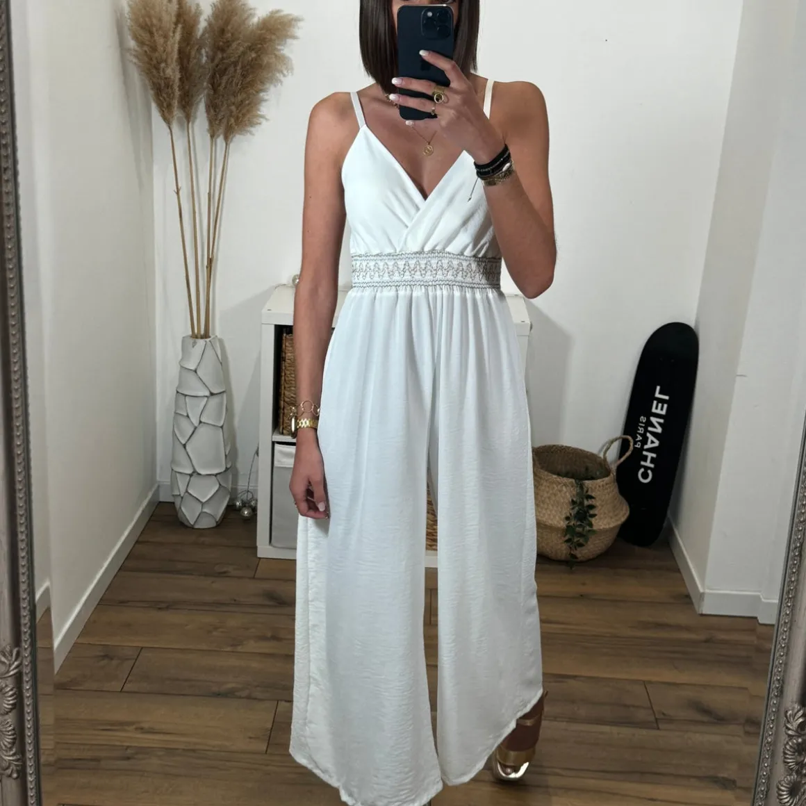 COMBINAISON BLANC BOHEME