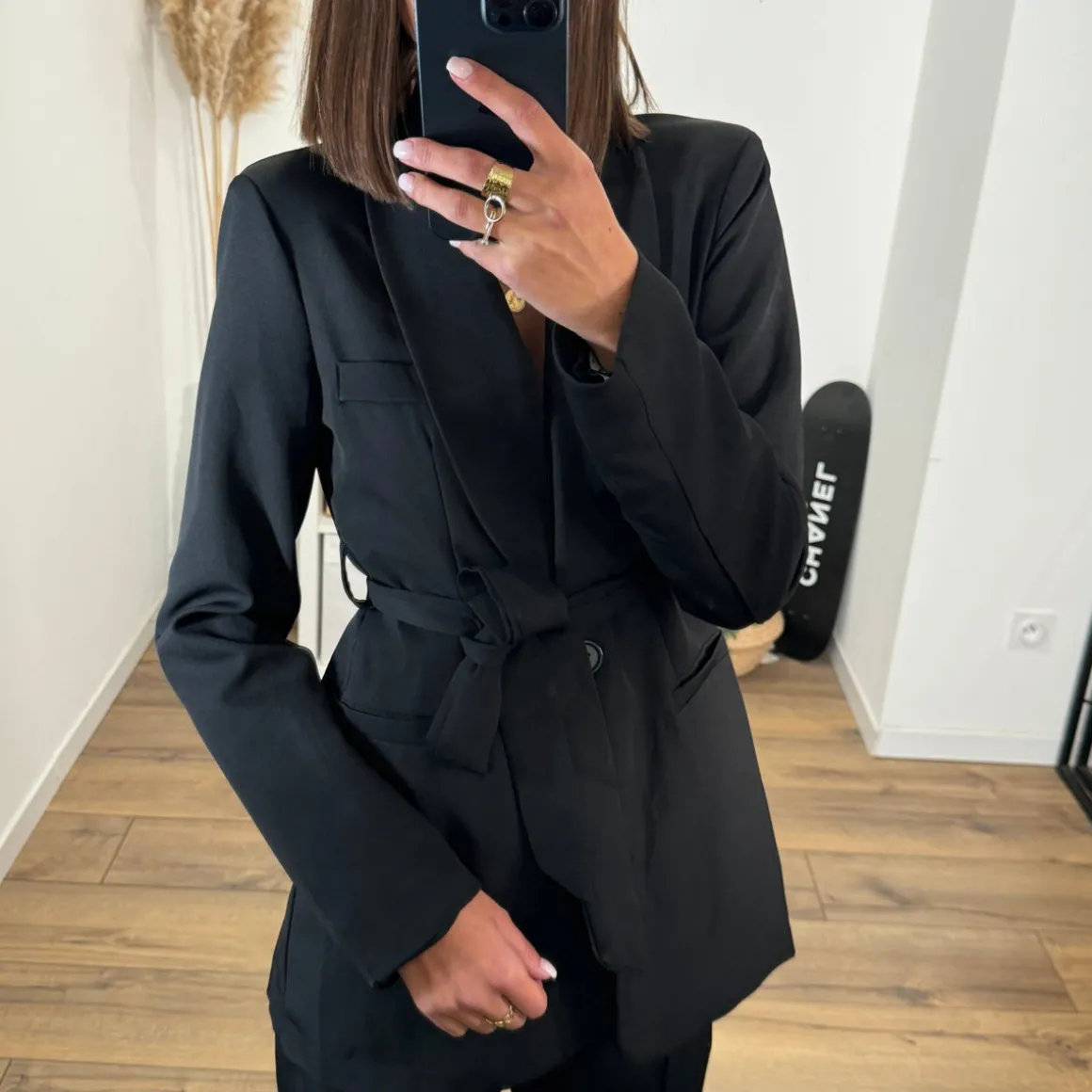 ENSEMBLE BLAZER + PANTALON NOIR KENZO