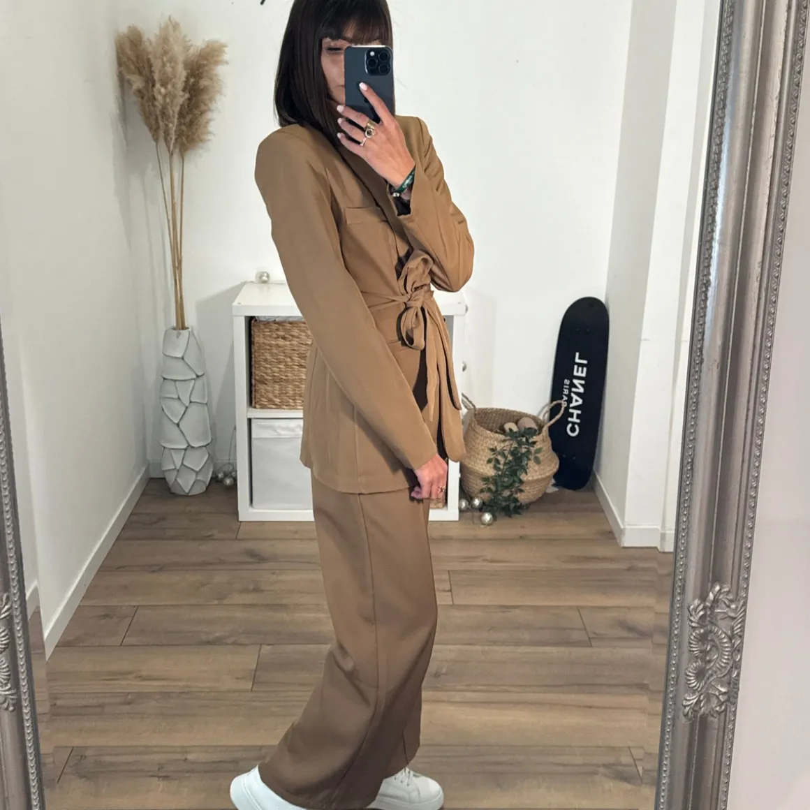 ENSEMBLE BLAZER + PANTALON CAMEL KENZO