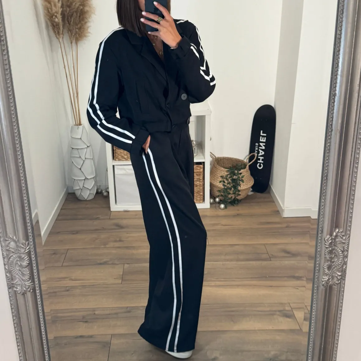 ENSEMBLE BLAZER STREETWEAR NOIR