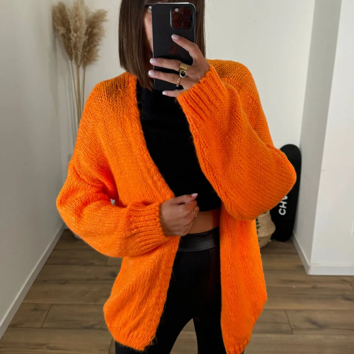 GILET PALMIERS ORANGE