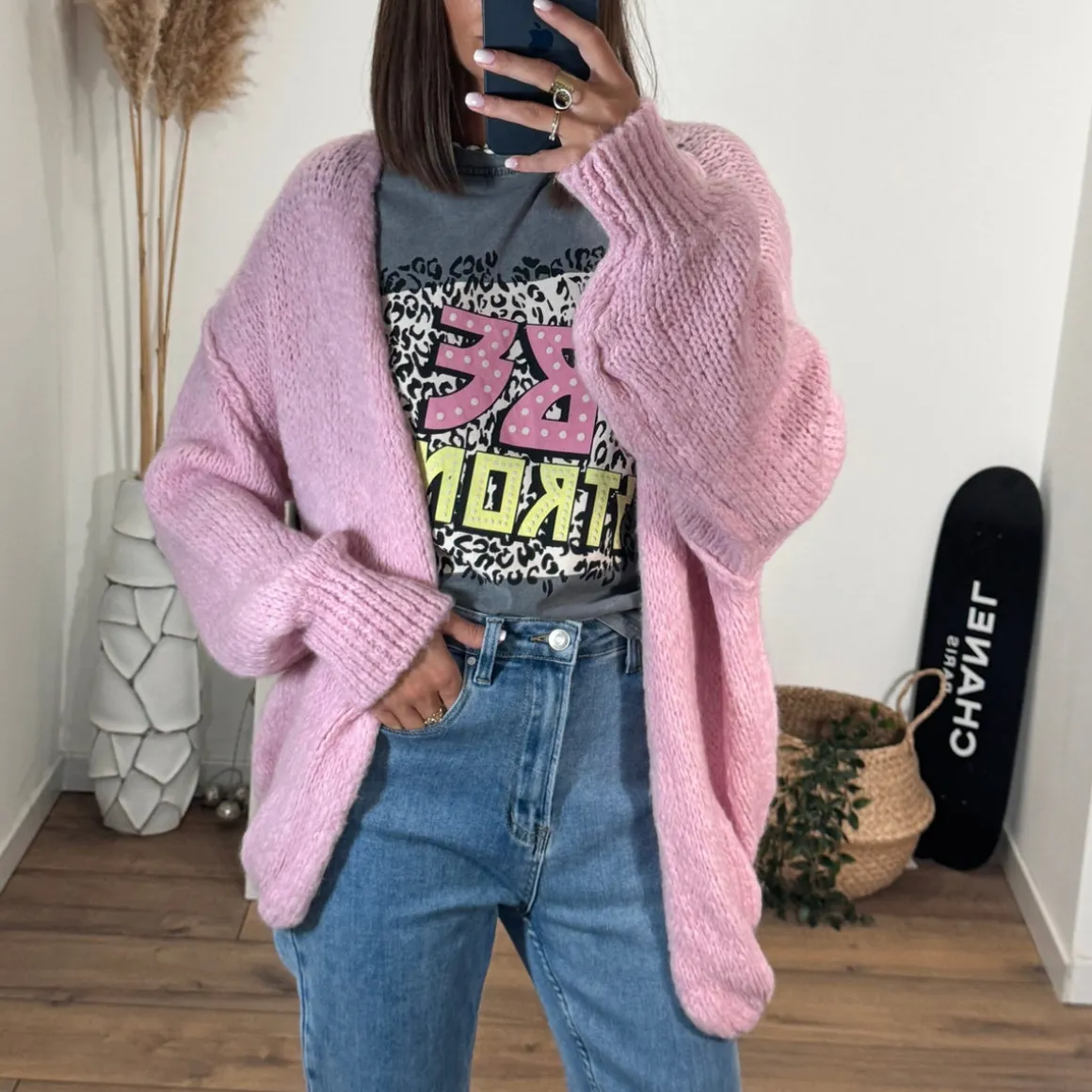GILET ROSE EZIO