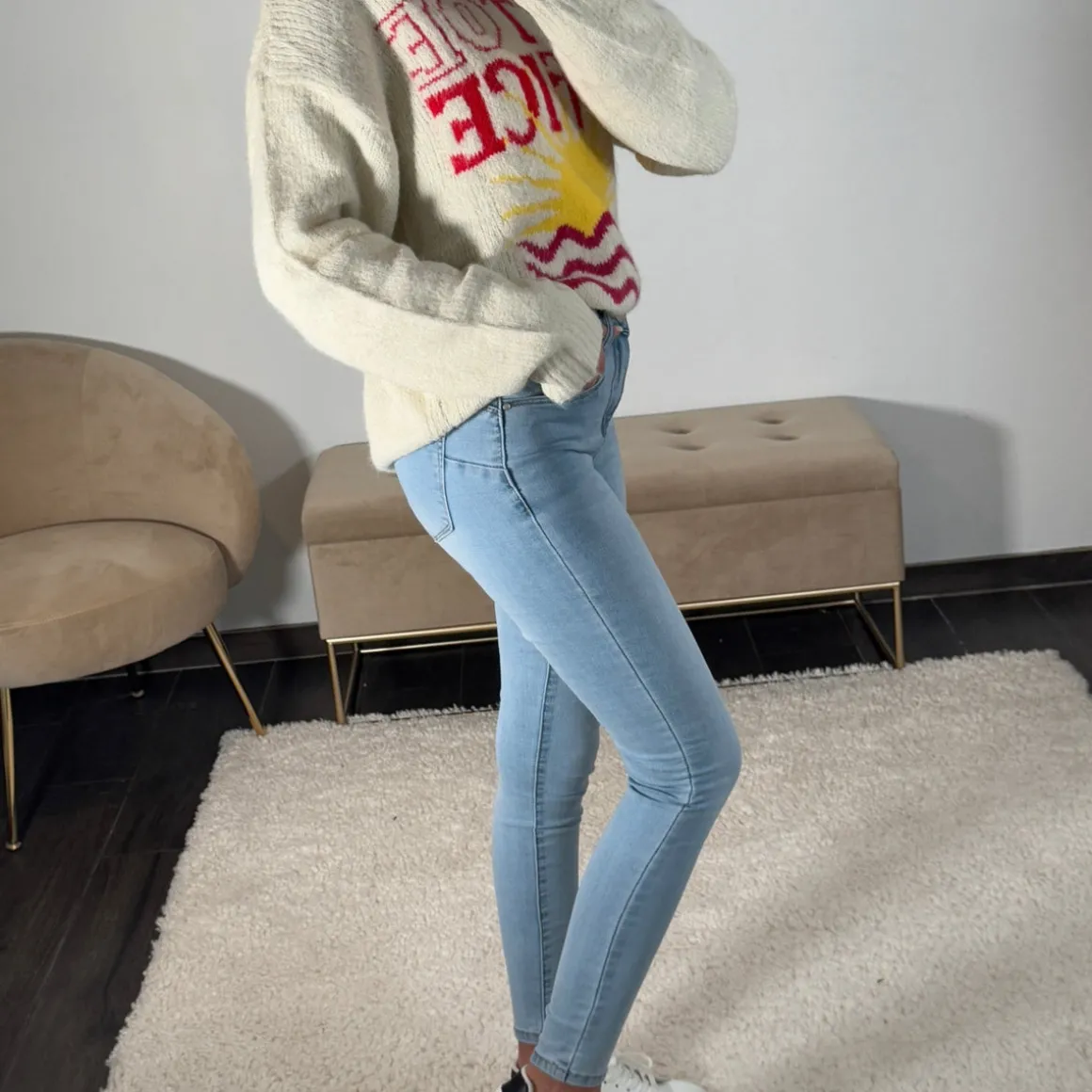 JEAN SKINNY BLEU CLAIR ZACK