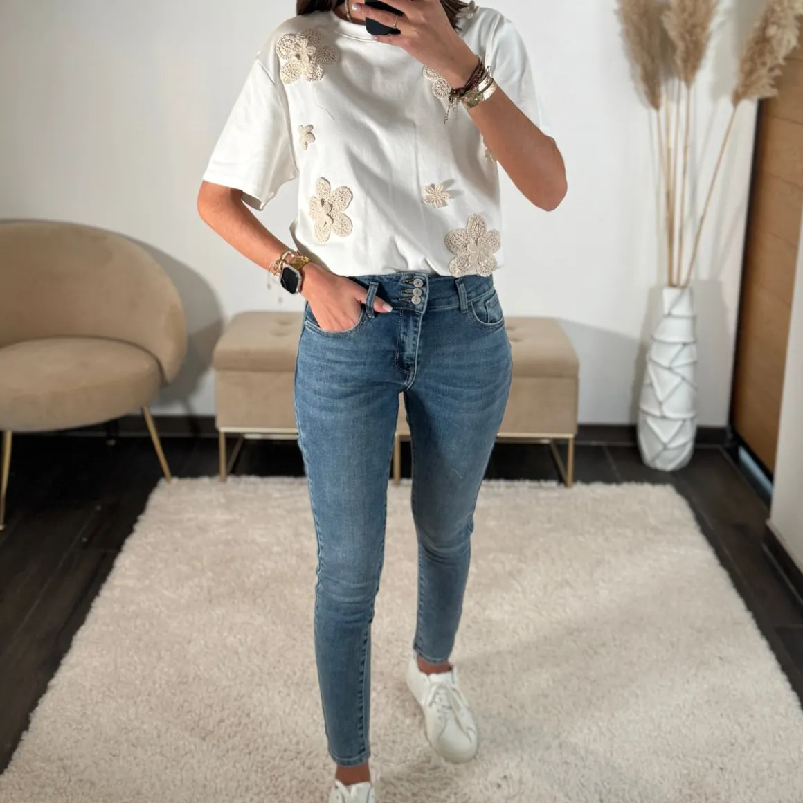 JEAN SKINNY BOUTON SIMON
