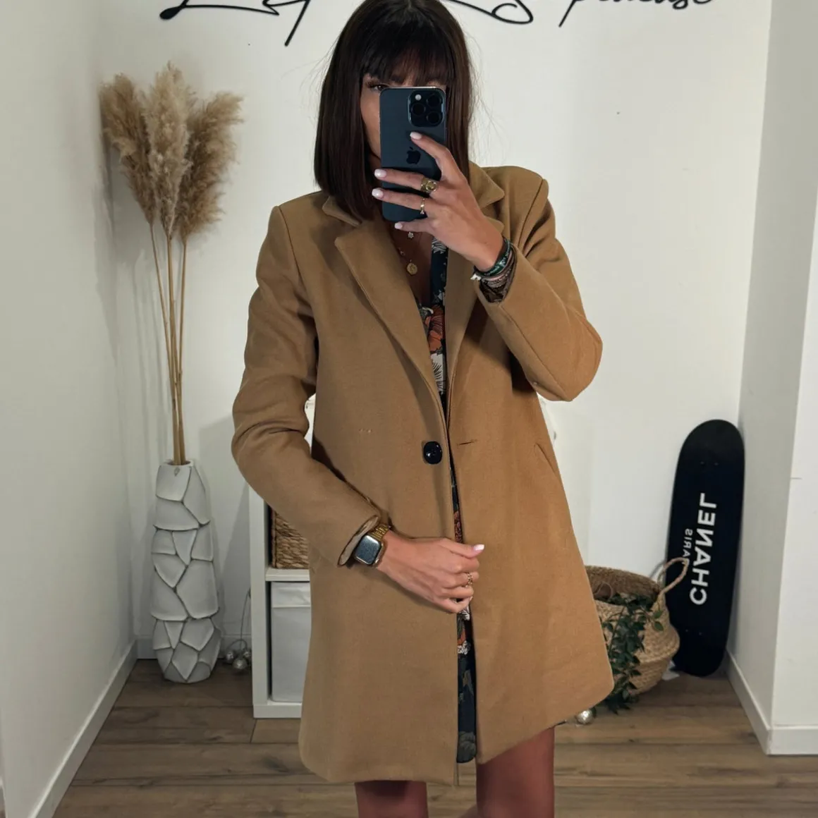 MANTEAU CAMEL BASILE