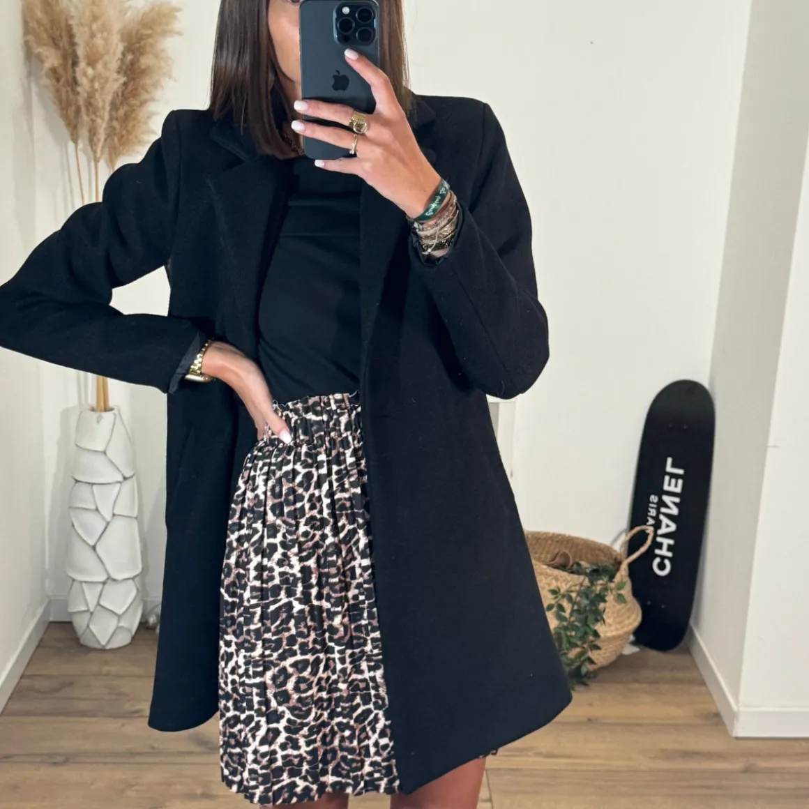 MANTEAU NOIR BASILE