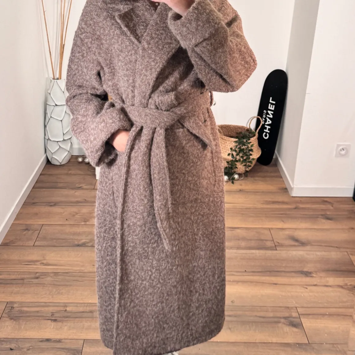 MANTEAU TAUPE JULES