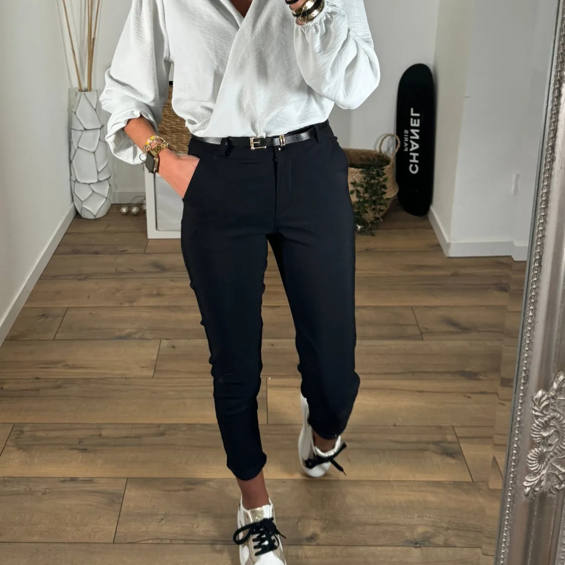 PANTALON NOIR ARTHUR