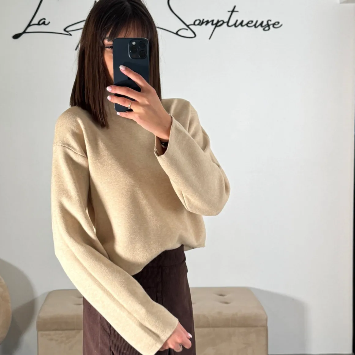 PULL BEIGE CHANI