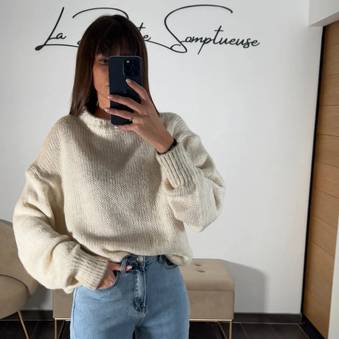 PULL BEIGE MILANN