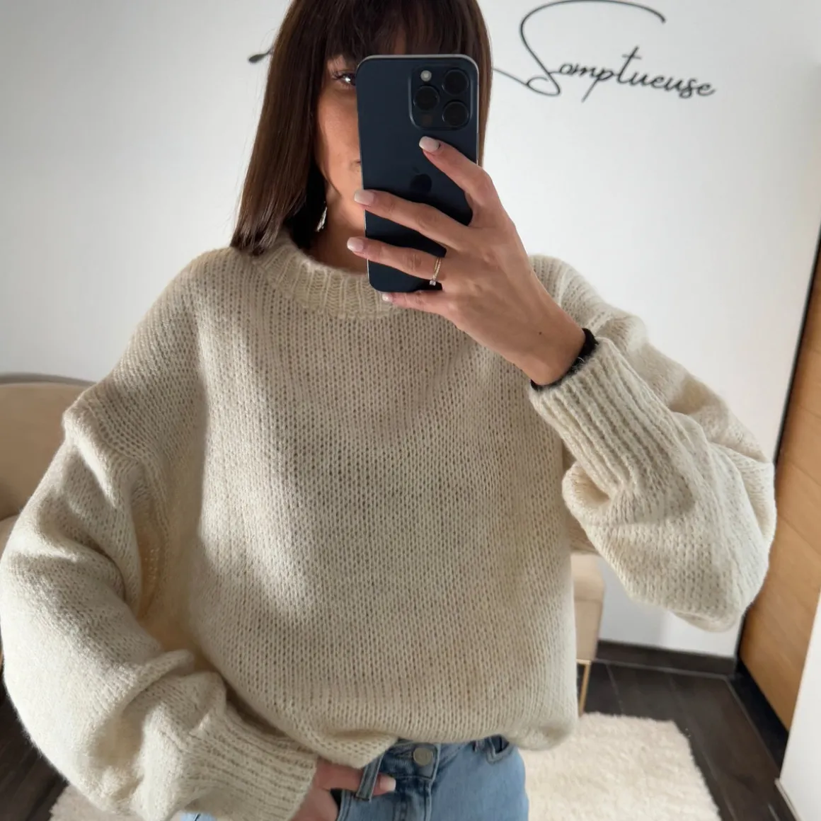 PULL BEIGE MILANN