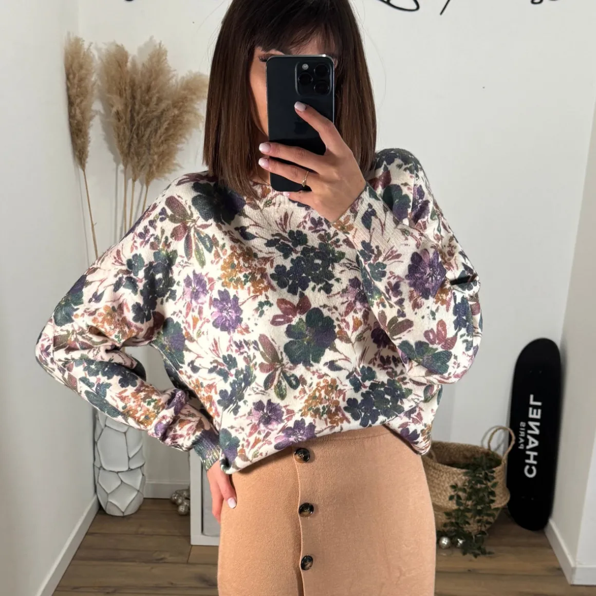 PULL FLEURI VERNIA