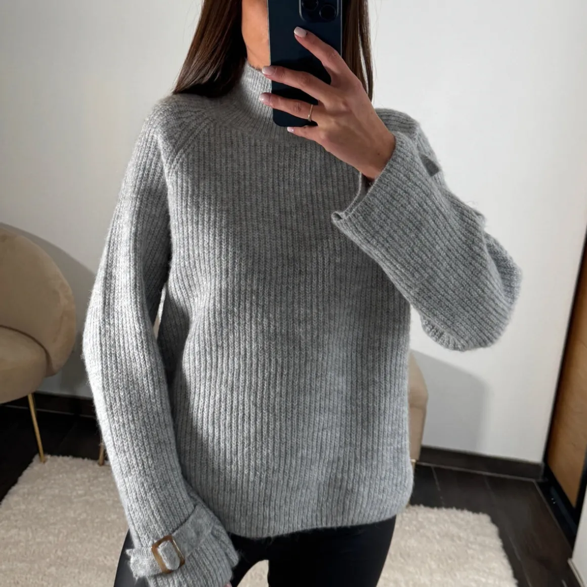 PULL GRIS MATHIS