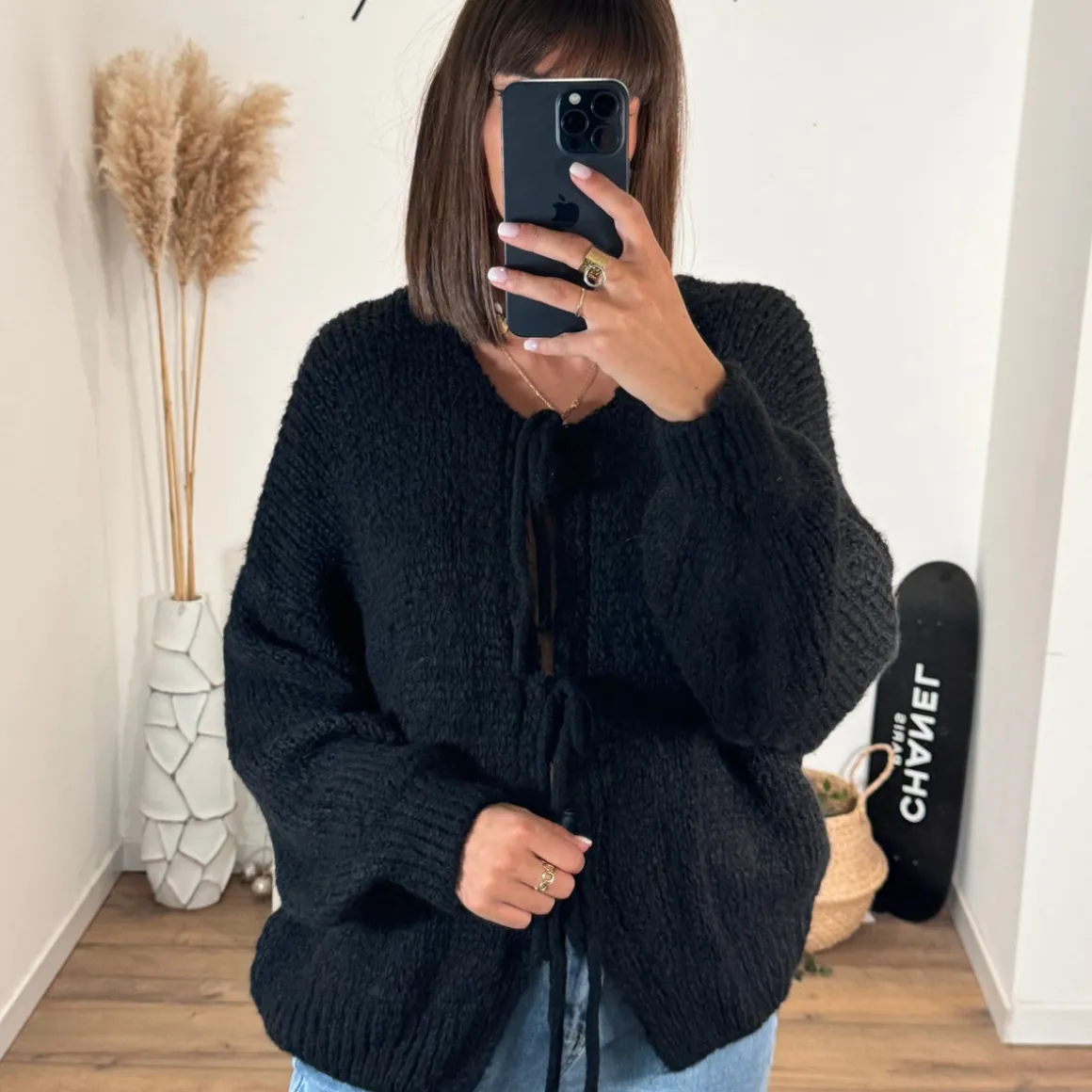 PULL NOEUD NOIR SOAN