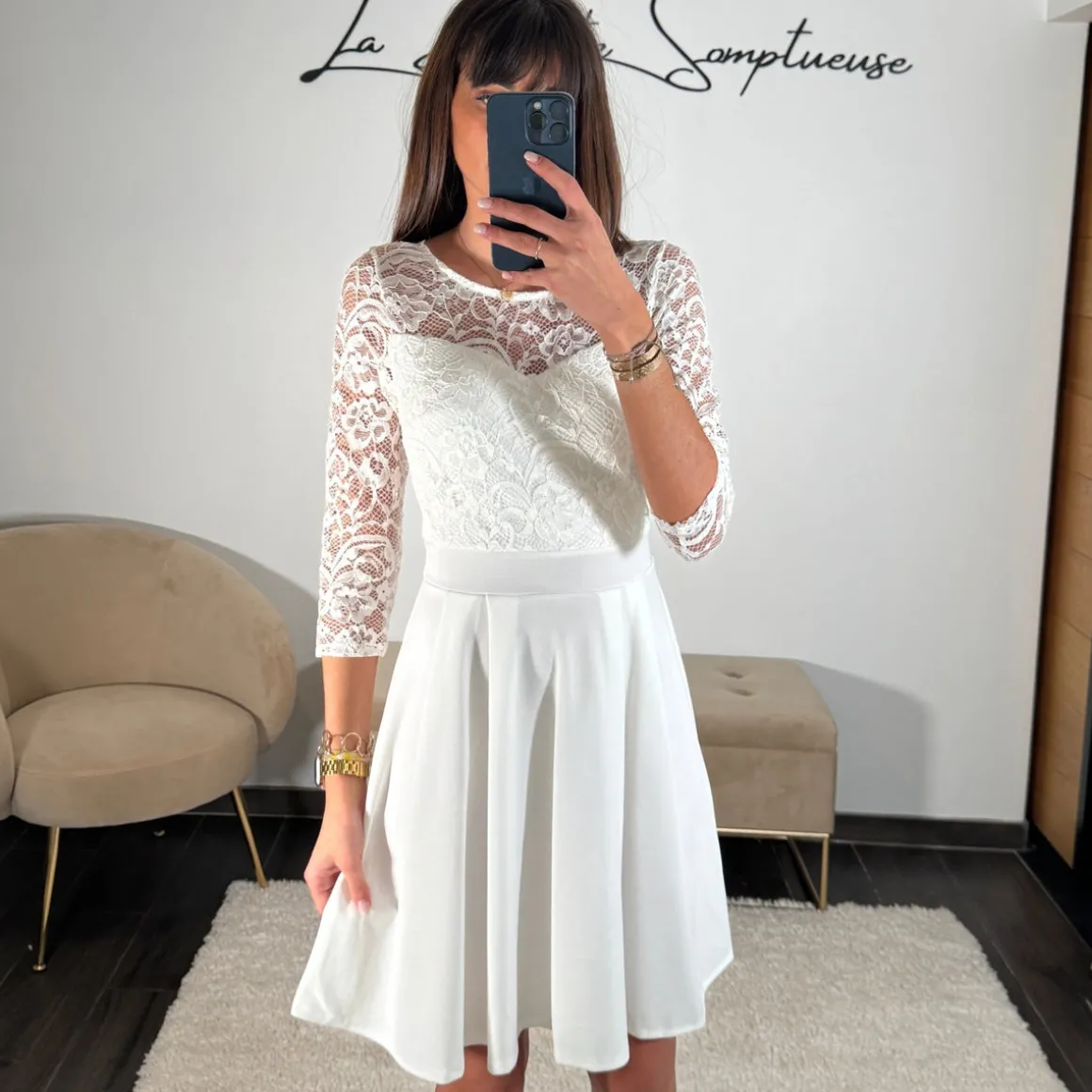 ROBE BLANCHE ANGELA