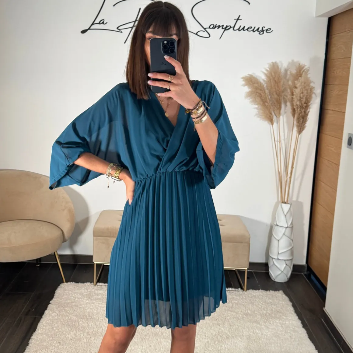ROBE BLEUE ASTRID