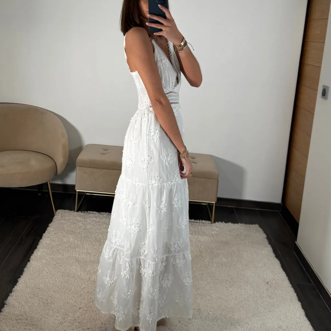 ROBE BRODERIE BLANCHE SIMONA