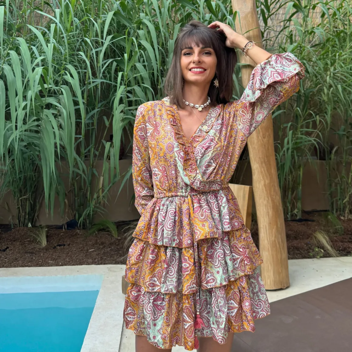 ROBE COURTE IMPRIME DAYNA