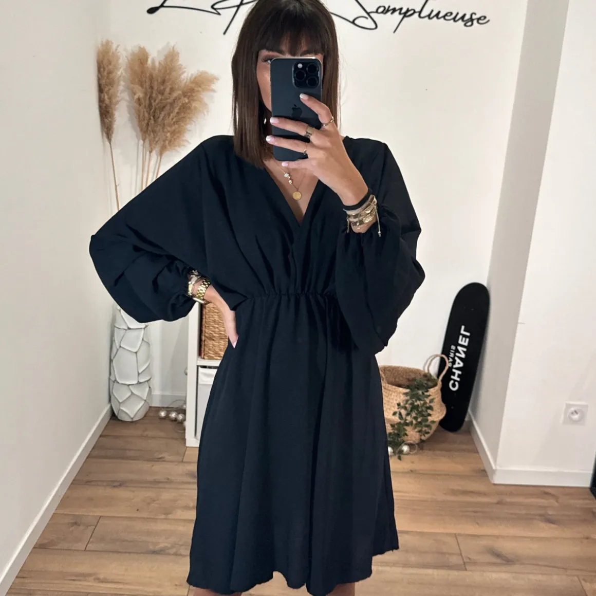 ROBE COURTE NOIRE DOMITILLE