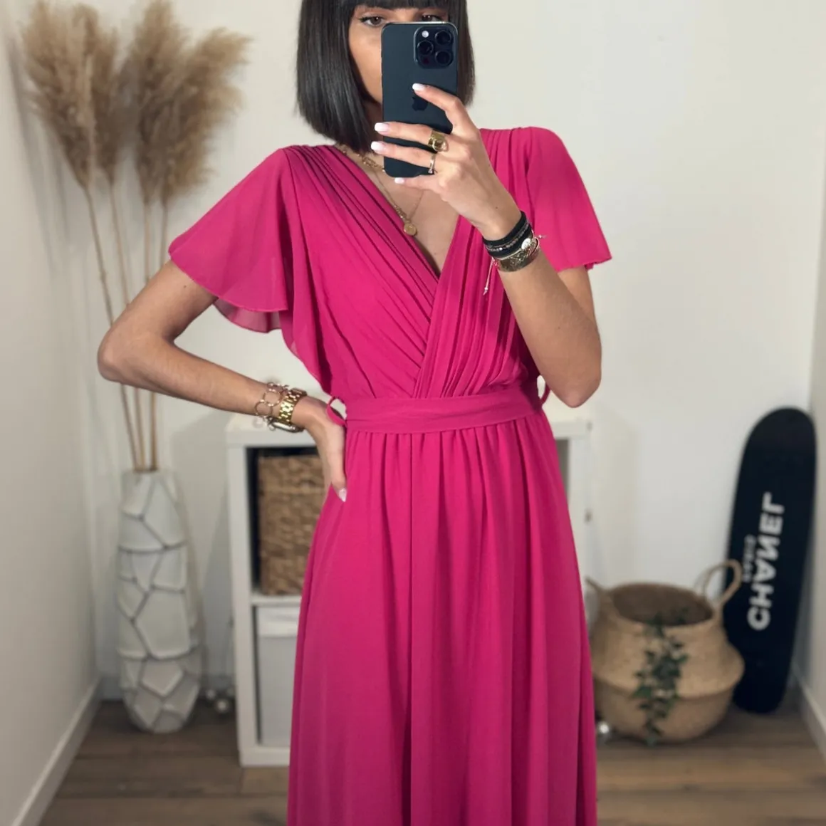 ROBE FUCHSIA ROMY