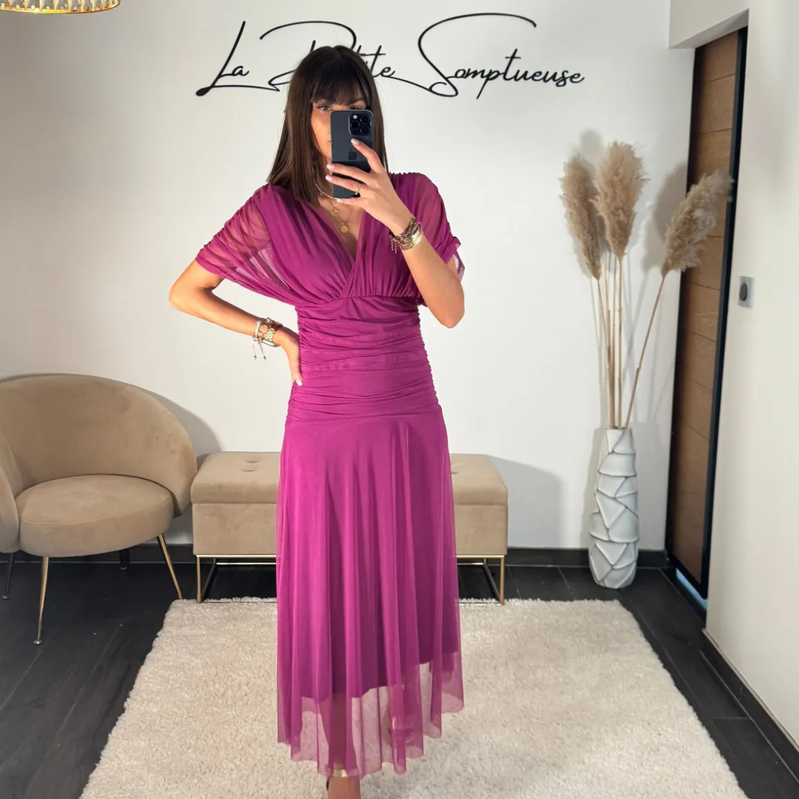 ROBE GARANCE PRUNE
