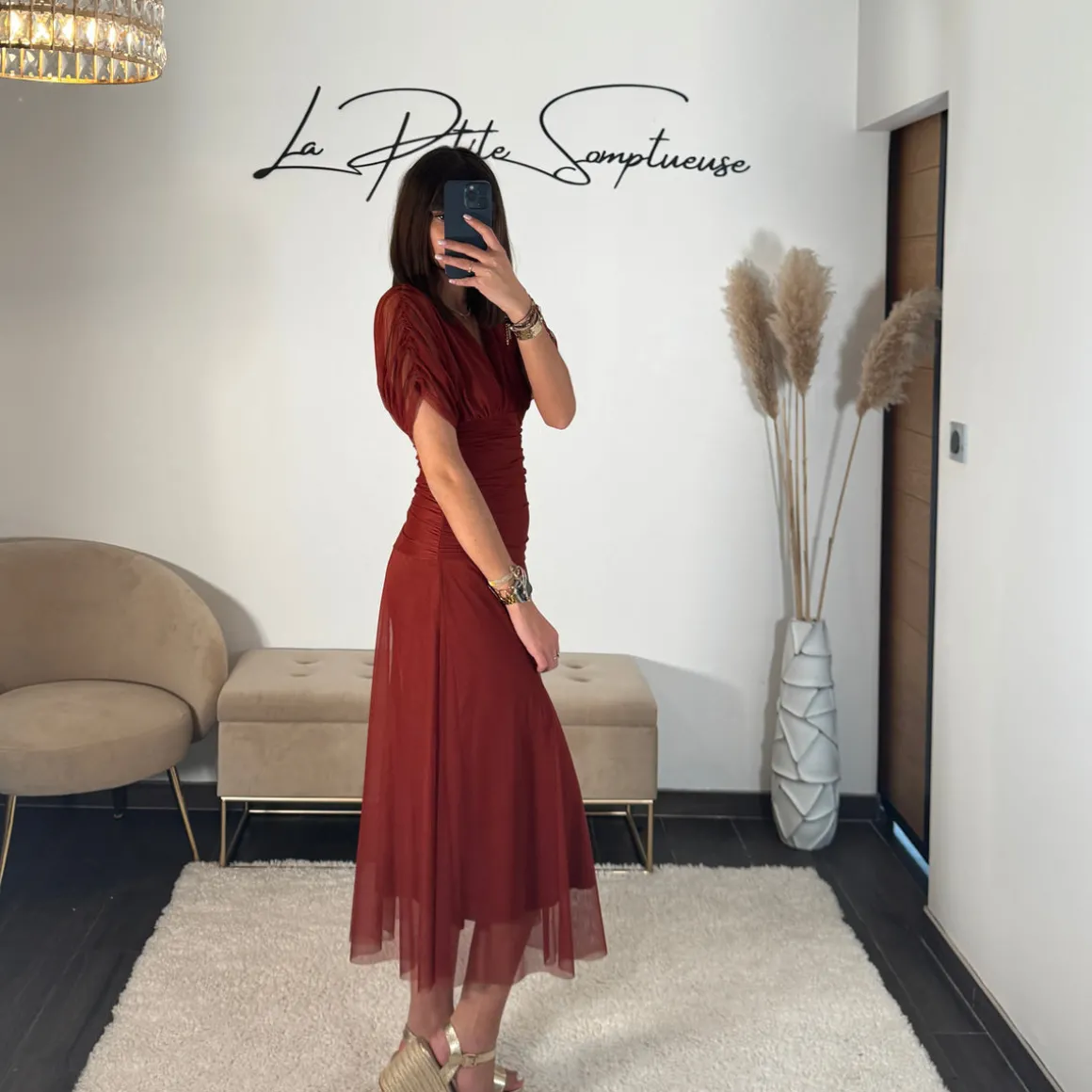 ROBE GARANCE TERRACOTTA