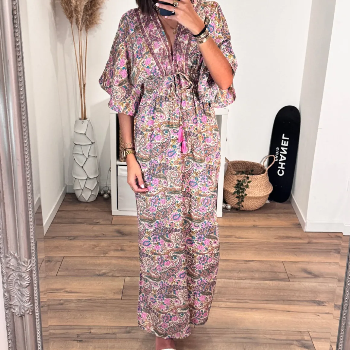 ROBE IMPRIME ROSE JOYCE