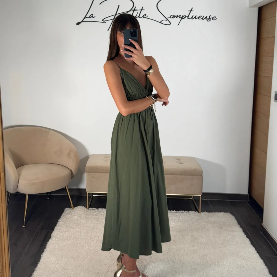 ROBE KAKI AUDE
