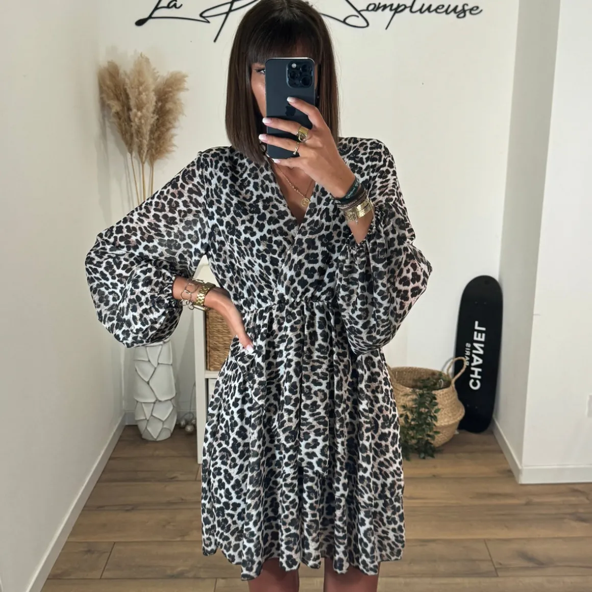 ROBE LEOPARD ARIANA