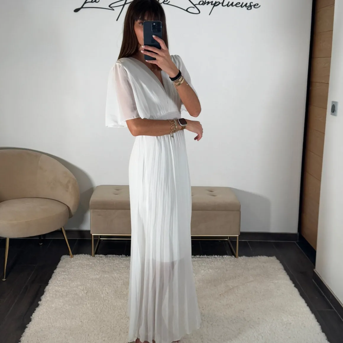 ROBE LONGUE BLANCHE KARENE