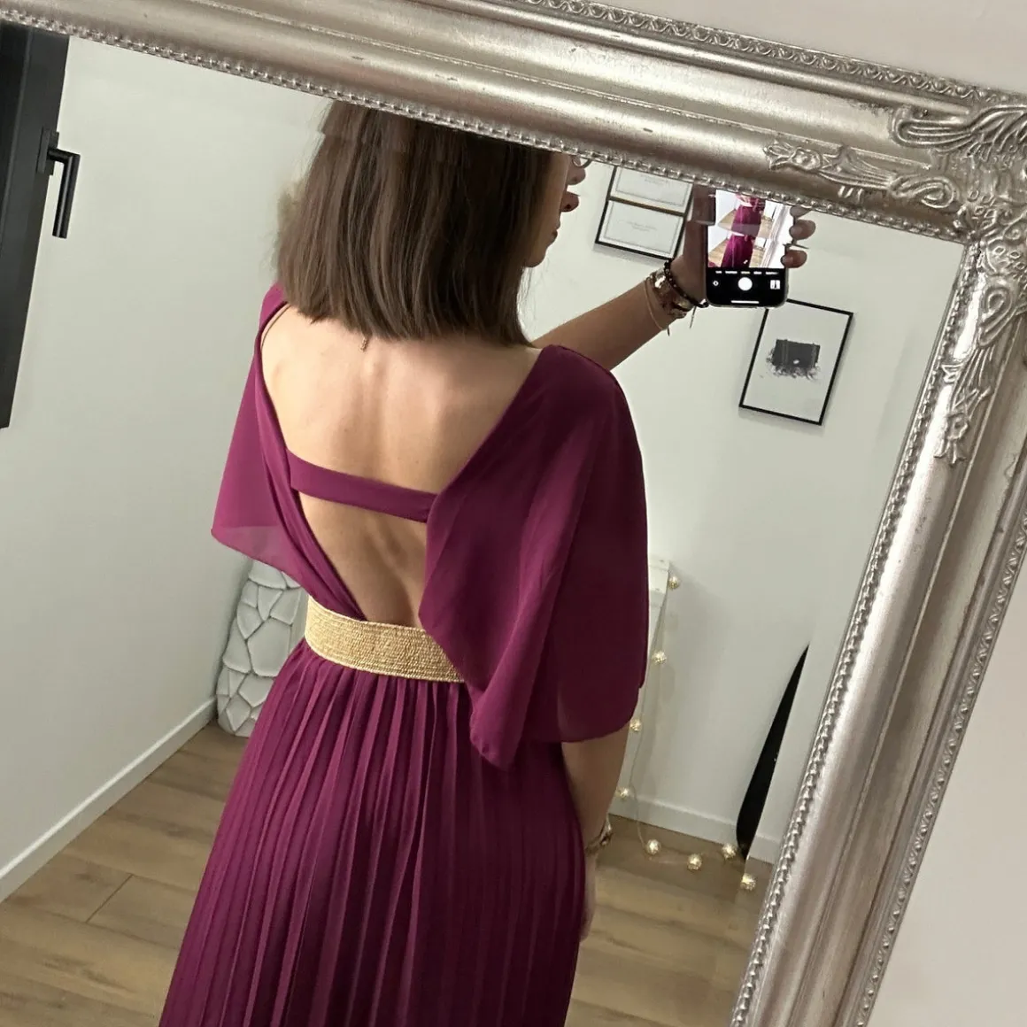 ROBE LONGUE PRUNE JULIA