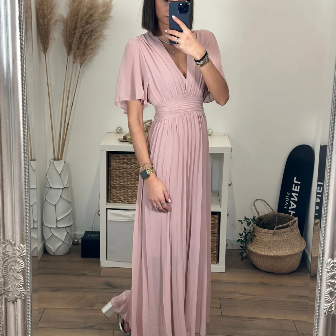 ROBE LONGUE ROSE KARENE