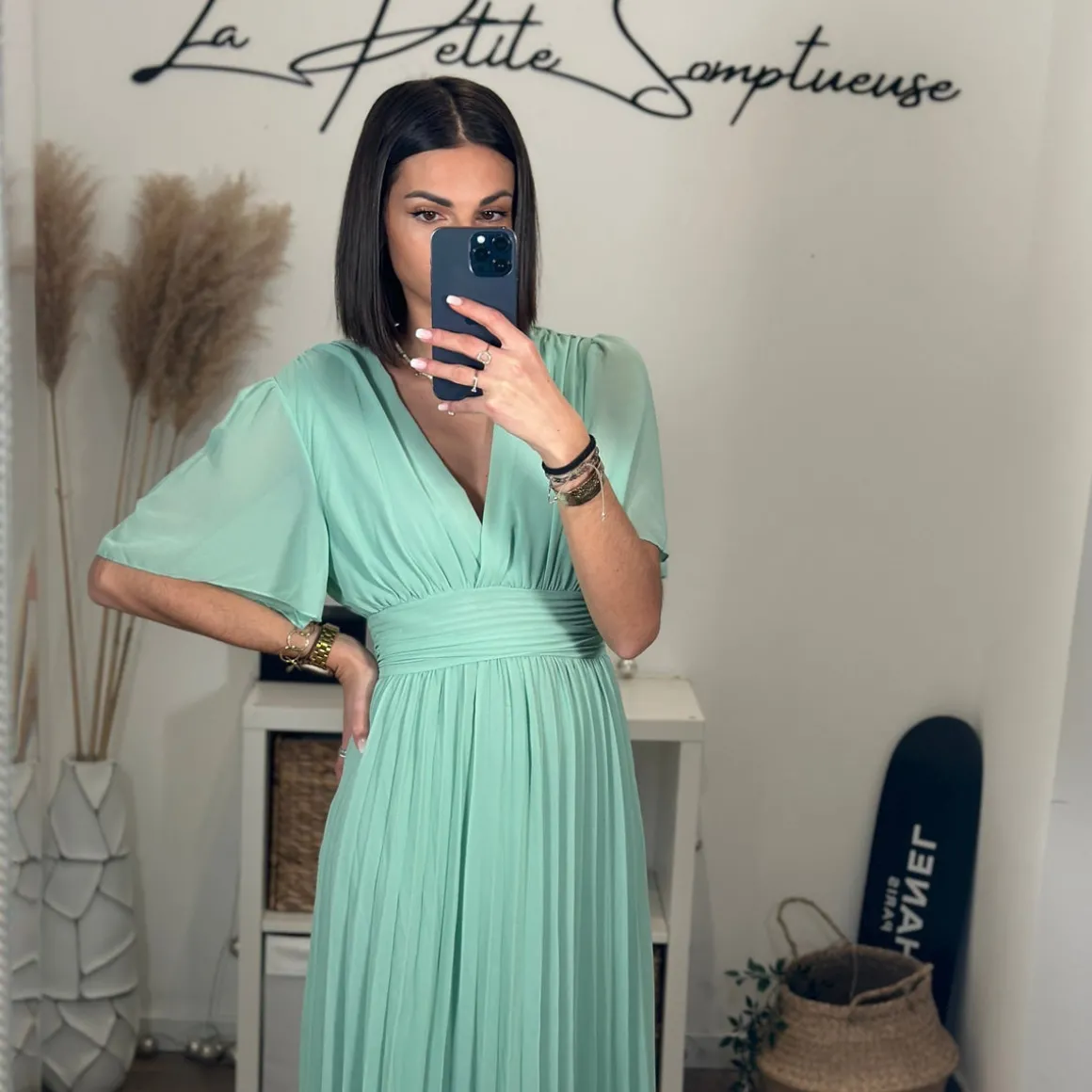 robe_longue_vert_deau_kar_2.webp ROBE LONGUE VERT D'EAU KARENE