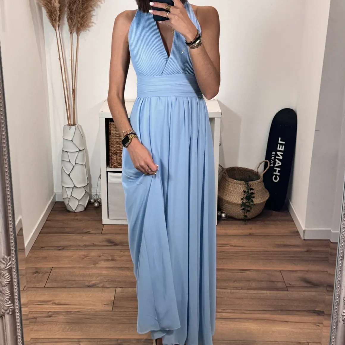 ROBE MULTIPOSITION BABY BLUE OLYMPE