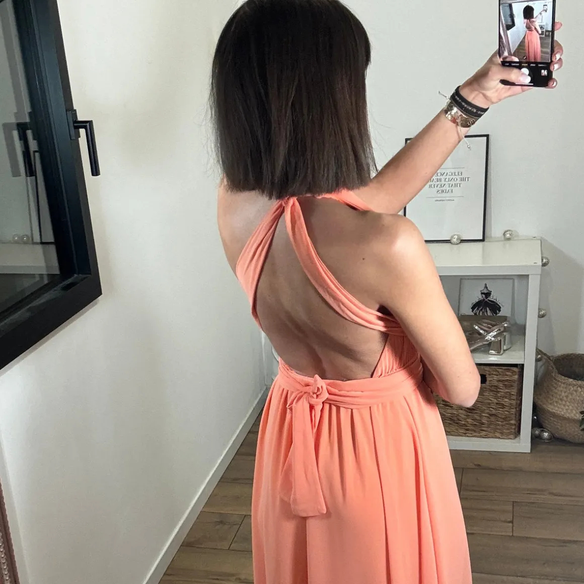 ROBE MULTIPOSITION ORANGE OLYMPE