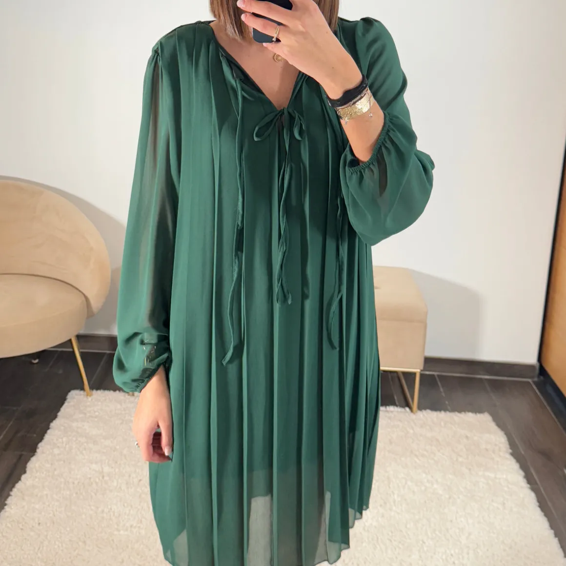 ROBE PLISSEE SAPIN AMANDA
