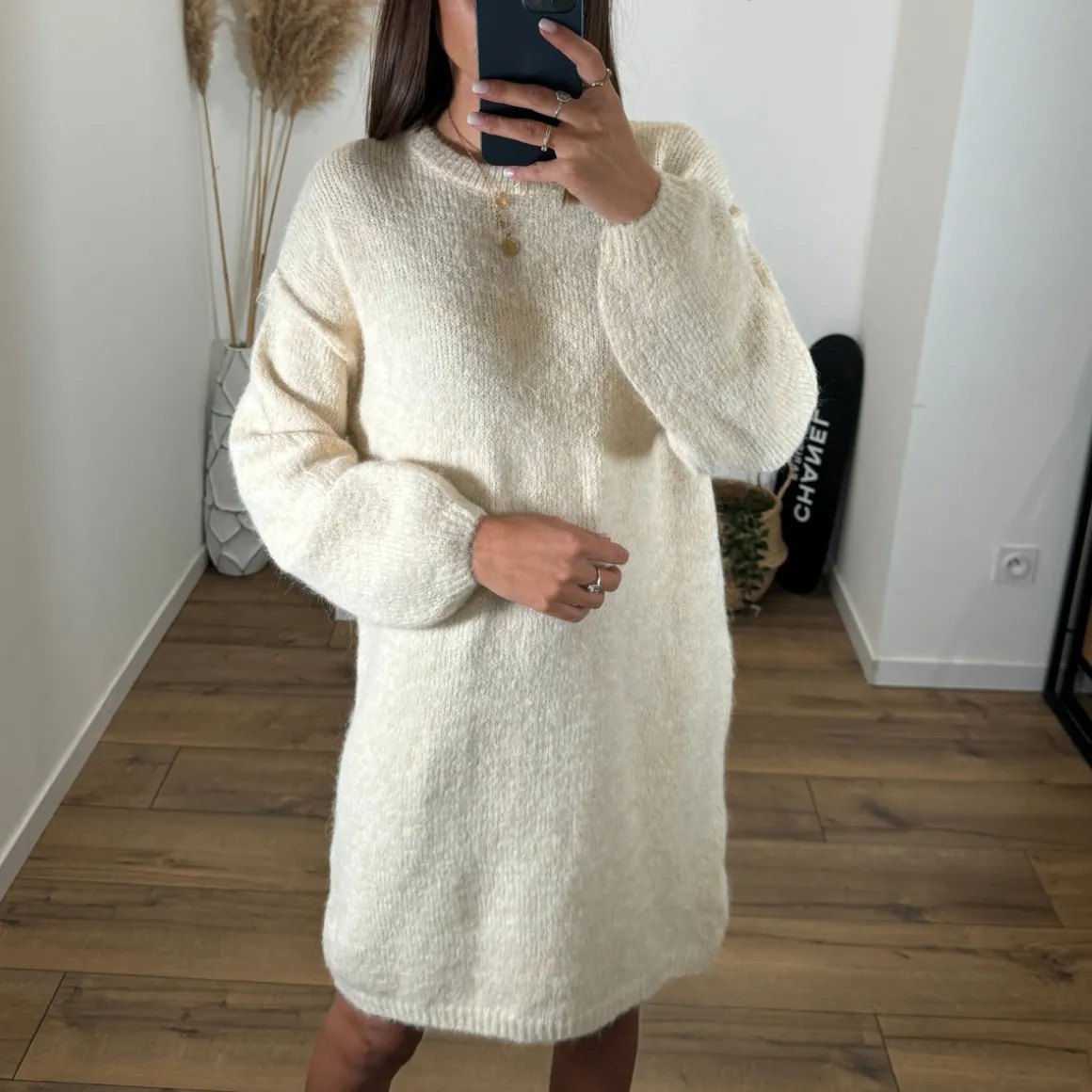 ROBE PULL BEIGE ADELINE