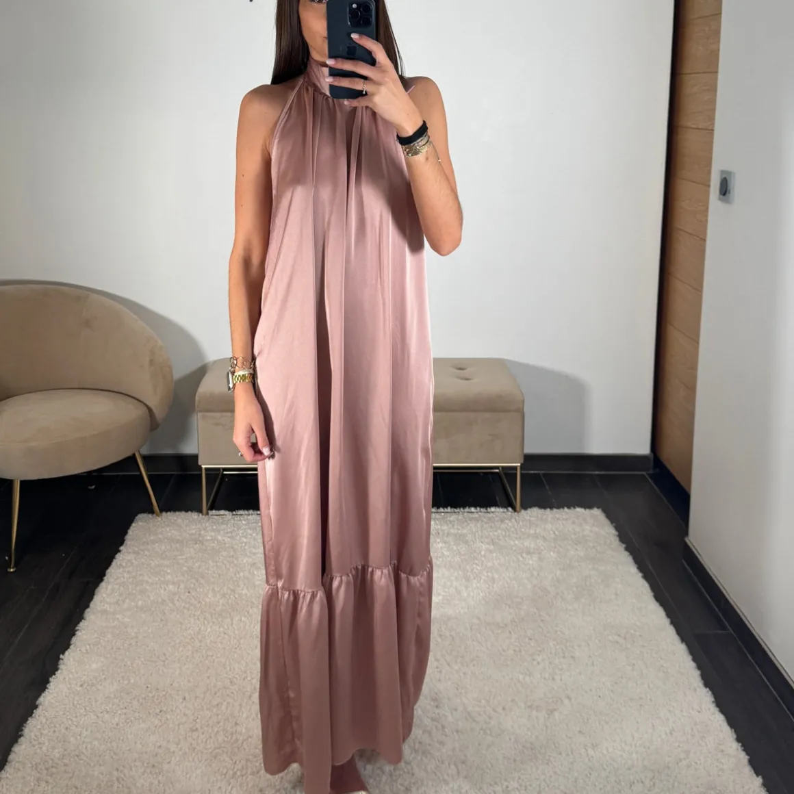 ROBE ROSE CLAIR ALINA