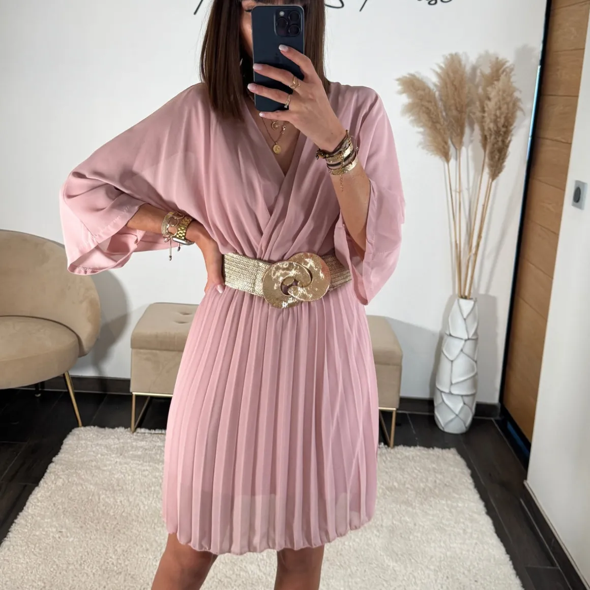 ROBE ROSE CLAIR ASTRID
