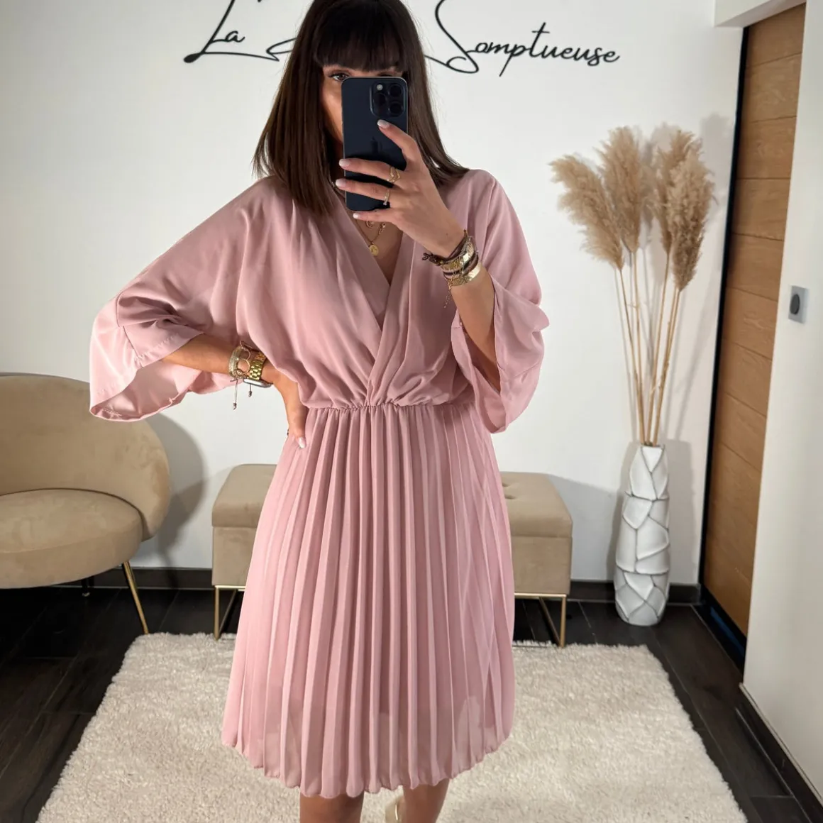 ROBE ROSE CLAIR ASTRID