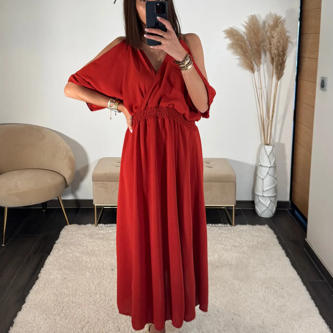 ROBE TERRACOTTA MELISSA