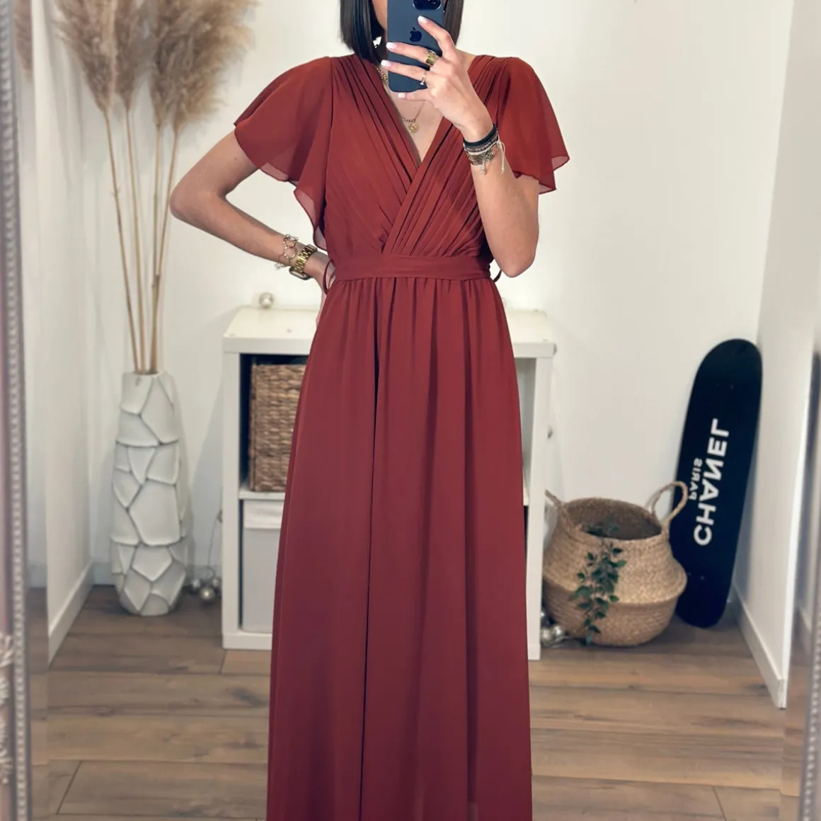 ROBE TERRACOTTA ROMY