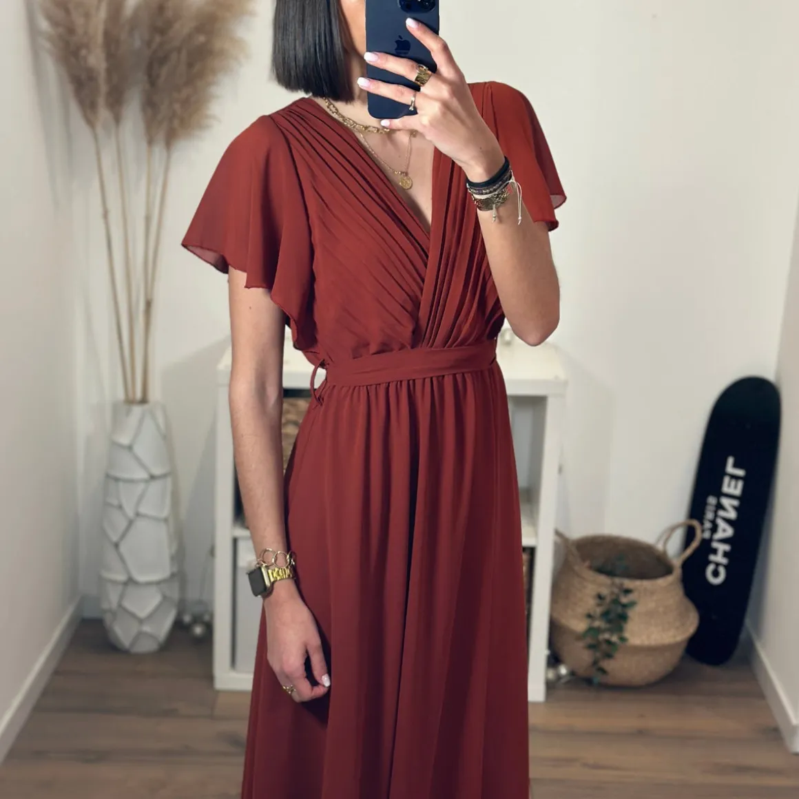 ROBE TERRACOTTA ROMY