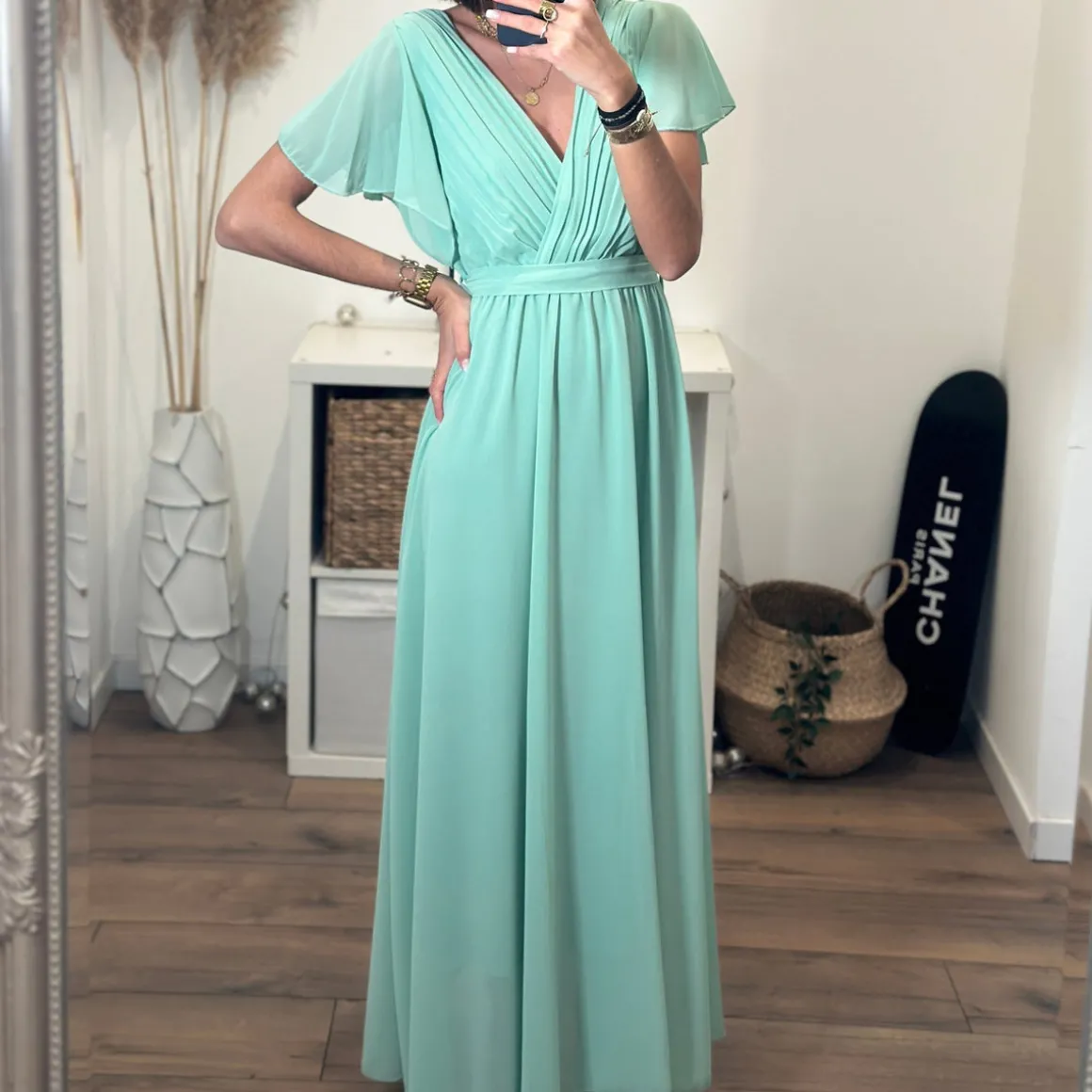 ROBE VERT D'EAU ROMY